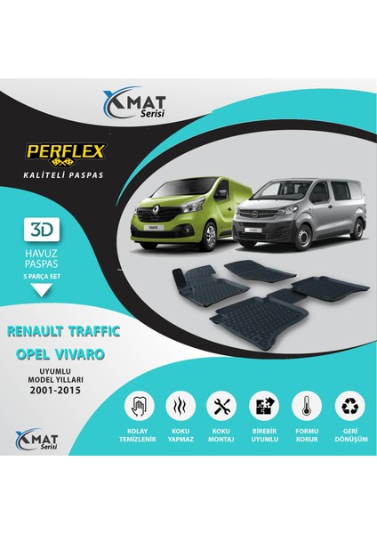 Paspas Kaucuk Flexaır Traffıc-Vıvaro 2001-2015