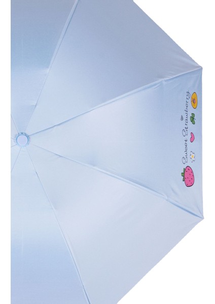 Güneş Korumalı Katlanır Şemsiye - Mavi (Yurt Dışından)