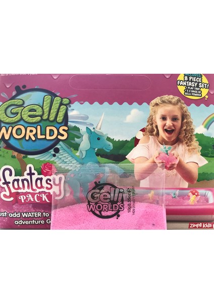 Gelli Worlds Fantasy Pack Yedek Jel 3'lü Paket