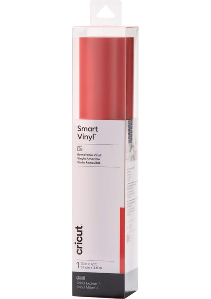 2008653 Smart Vinil Geçici 33X366CM 1 Sayfa Kırmızı