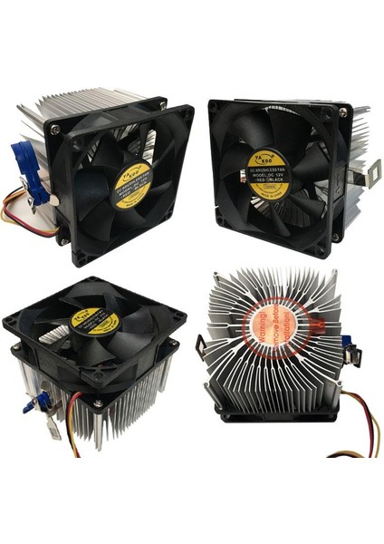 Amd Am3 Işlemci Fanı ve Soğutucusu 3 Pinli Am3 Fan