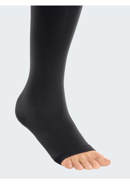 Duomed/ccl 2 Diz Üstü Açık Burun Siyah Renkli Varis Çorabı fiyatları