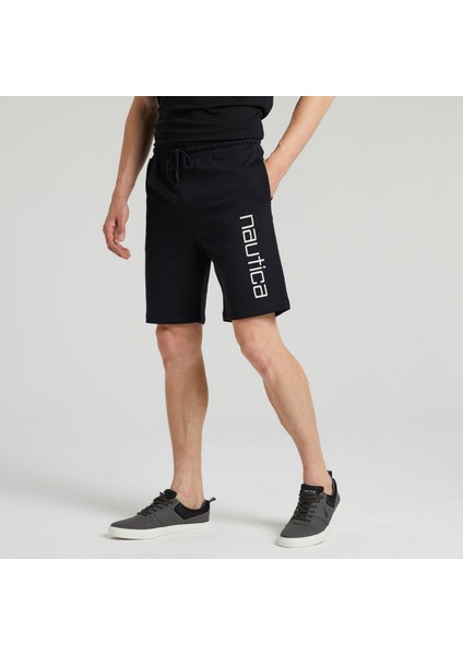 Nautıca Erkek Siyah Baskılı Standart Fıt Şort K35621T.0TB fiyatları
