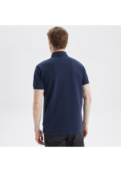 Nautıca Erkek Lacivert Slım Fıt Kısa Kollu Polo K35062T.4NV fiyatları