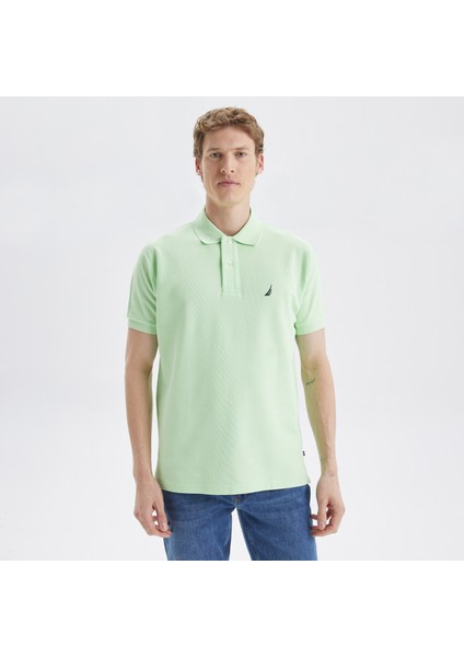 Nautıca Erkek Yeşil Classic Fıt Kısa Kollu Polo K35000T.3RX