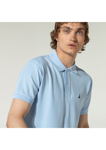Nautıca Erkek Mavi Classic Fıt Kısa Kollu Polo K35000T.4FS fiyatları