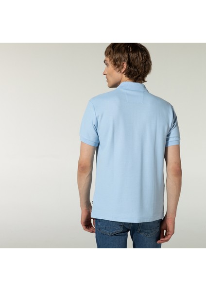 Nautıca Erkek Mavi Classic Fıt Kısa Kollu Polo K35000T.4FS modelleri