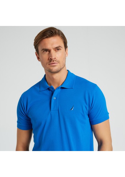 Nautıca Erkek Mavi Classic Fıt Kısa Kollu Polo K35501T.4SJ fırsatları