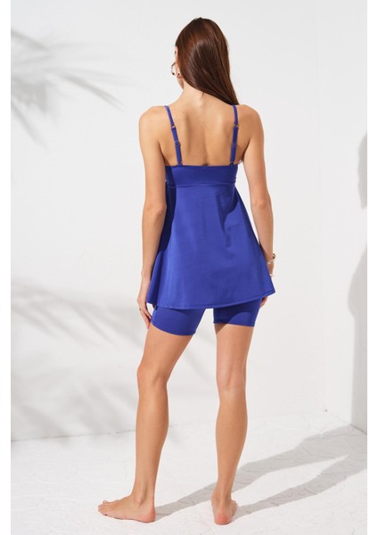 Lisa Şortlu V Yaka Tankini Sax 231500 modelleri