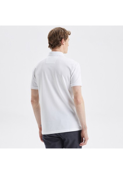 Nautıca Erkek Beyaz Slım Fıt Kısa Kollu Polo K35062T.1BW fiyatları