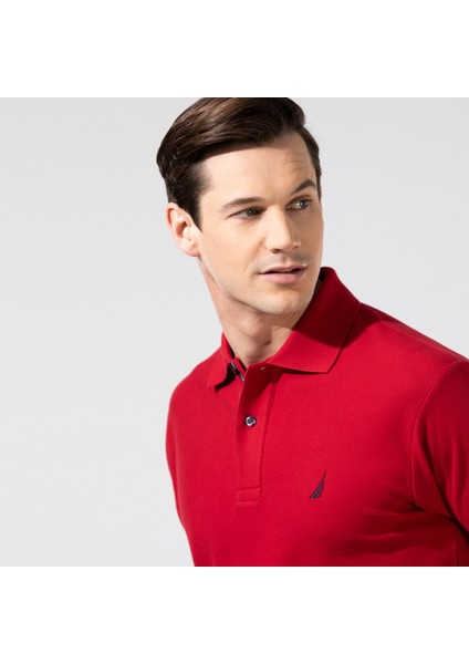 Erkek Kırmızı Classic Fıt Kısa Kollu Polo K35000T.6NR indirimleri