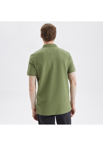 Nautıca Erkek Yeşil Slım Fıt Kısa Kollu Polo K35052T.3HC fiyatları