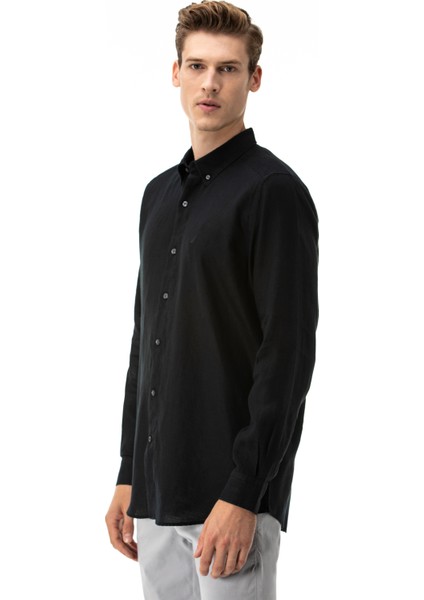Nautıca Erkek Siyah Classic Fıt Uzun Kollu Gömlek W35101T.0TB modelleri