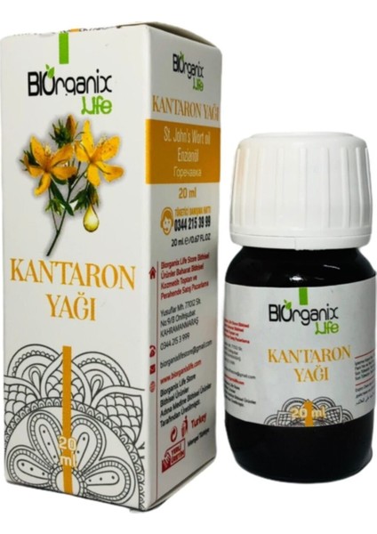 Çare Burada Biorganix Ozonlanmış Kantaron Yağı 50 ml Ozonlu Sarı Kantaron