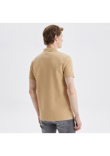 Nautıca Erkek Bej Slım Fıt Kısa Kollu Polo K35052T.2SA fiyatları