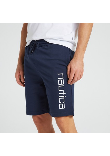 Nautıca Erkek Lacivert Baskılı Standart Fıt Şort K35621T.4NV fırsatları