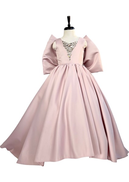 Zühre Balabanzühre Balaban Pudra Fiyonklu Kız Çocuk Abiye Elbise, Özel Gün, Girl Evening Dress Toddler Dresskız Çocuk Abiye Elbise, Özel Gün, Girl Evening Dress Toddler Dress