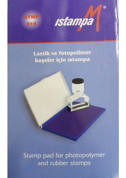 Kaşeler Için Istampa Mavi 9*16 Cm5 Adet