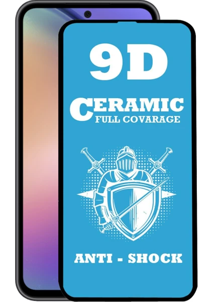 Caseart Samsung Galaxy A54 Tam Kaplayan Seramik Nano Esnek Ekran Koruyucu Cam