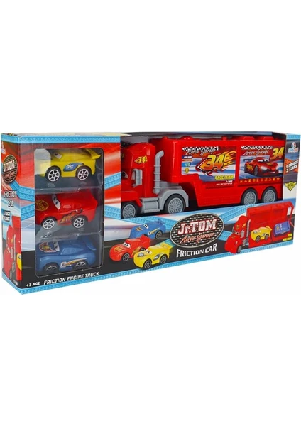 Can Ali Toys Jr Tom Taşıyıcı Tır Kırmızı