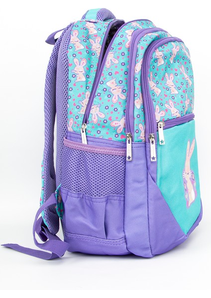 Tavşan Figürlü Ilköğretim Sırt Çantası ve Beslenme Çantası modelleri