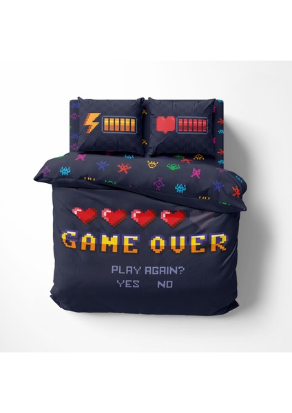 - Game Over Çift Kişilik Nevresim Takımı modelleri