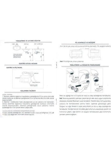 Gold Fotoselli Musluk Batarya fiyatları