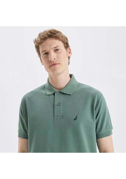 Nautıca Erkek Yeşil Classic Fıt Kısa Kollu Polo K35000T.3FJ fırsatları