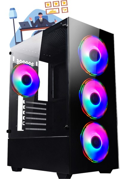 Workforce WF405 I5-750 8gb Ram 128GB SSD GT/740-4GB Masaüstü Ofis Bilgisayarı