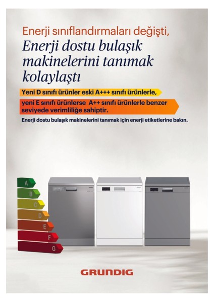 Gdf 6504 6 Programlı Bulaşık Makinesi