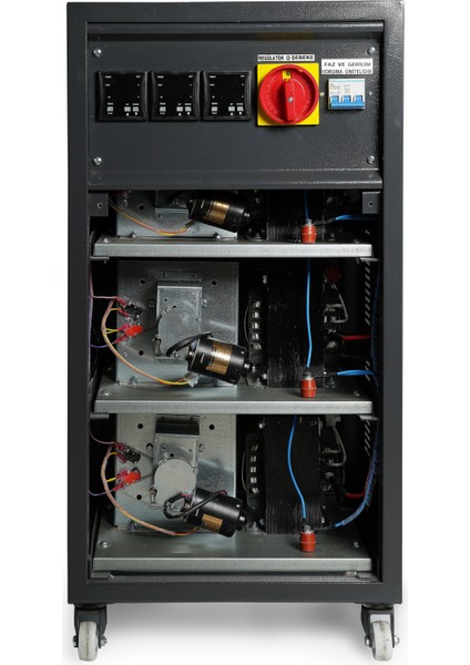 15 Kva Trifaze Servo Kontrollü Tam Otomatik Voltaj Regülatörü 160/250 V