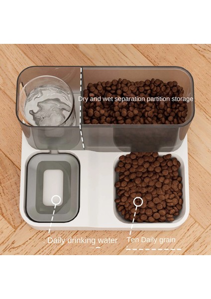Büyük Kapasiteli Otomatik Kedi Besleyici Su Dağıtıcısı Islak ve Kuru Köpek Maması Kabı (Yurt Dışından) fiyatları