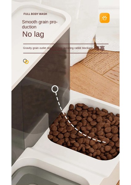 Büyük Kapasiteli Otomatik Kedi Besleyici Su Dağıtıcısı Islak ve Kuru Köpek Maması Kabı (Yurt Dışından) modelleri