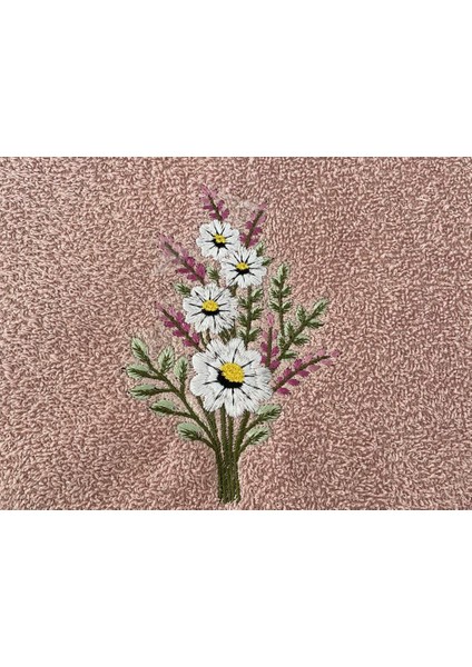 Daisy Flosh Nakışlı 6 Lı El Yüz Havlu Takımı