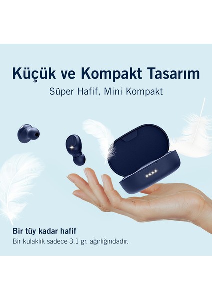 Buds T120 Tws Stereo Kablosuz Kulak Içi Kulaklık Navy fiyatları