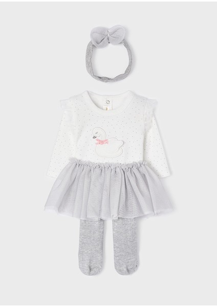 Kız Bebek Tütü Etekli Set