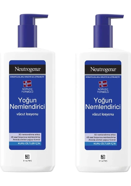 Yoğun Nemlendirici Vücut Losyonu 250 ml 2 Adet