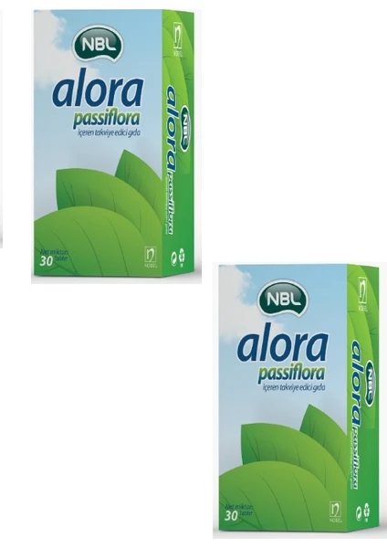 Alora Passiflora 30 Tablet x 2 Adet