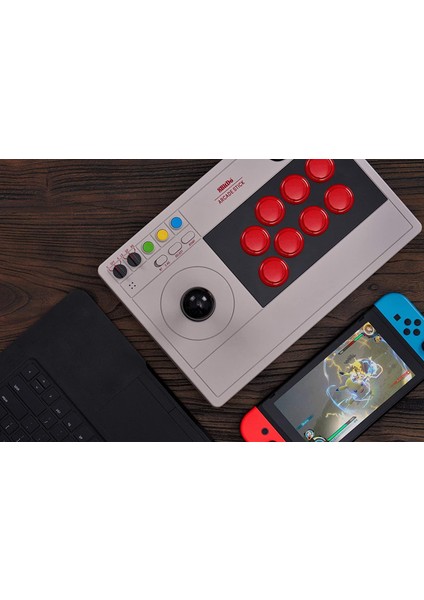 Arcade Stick Bluetooth Kablosuz Nintendo Switch , Pc, Macos, Steam & Raspberry Pi Uyumlu