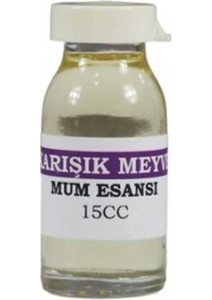 Mum Esansı  (Mum Koku Aromaları ) 15 cc  Karışık  Meyve