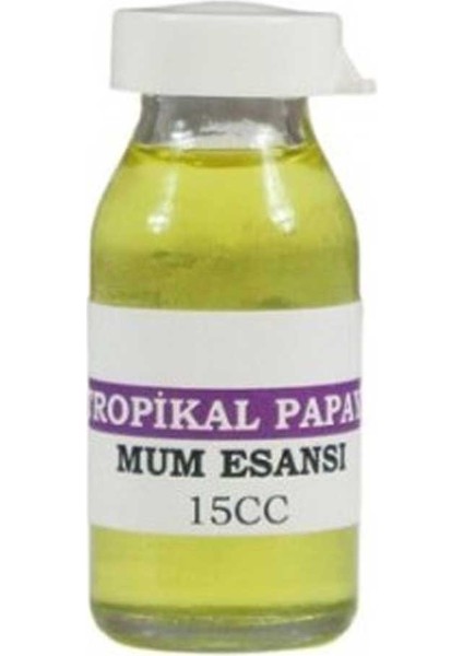 Mum Esansı  (Mum Koku Aromaları ) 15 cc  Tropikal Papaya