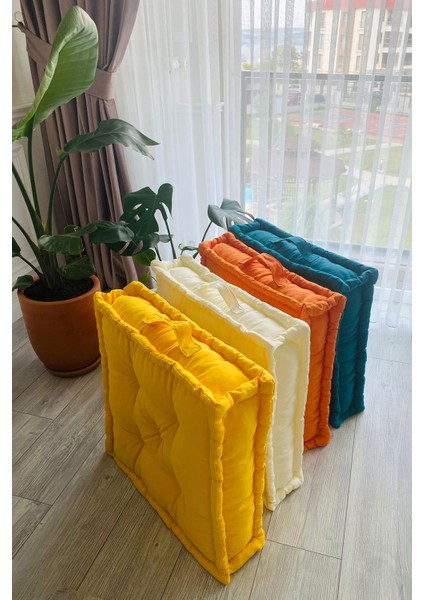 Fransız Yer Minderi 60X60 Cm, TV minderi, Balkon Minderi, Palet Minderi, Kış bahçesi Minderi, Çocuk Minderi, Koltuk Minderi,