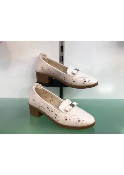 Kısa 3 cm ve Kırılmaz Topuk Günlük Anne Model Bayan Ayakkabı
