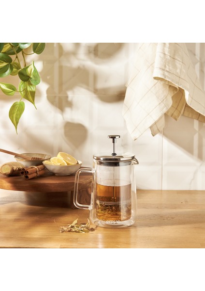 Double Glass Çift Cidarlı French Press 600 ml