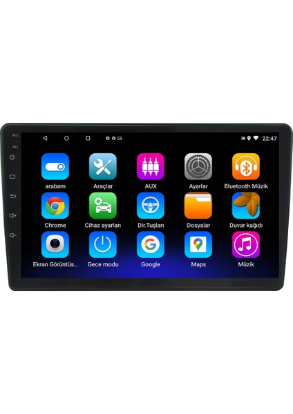 Chevrolet Captiva Android 12 Kablosuz Carplay Navigasyon Multimedya Ekran Teyp - MY-0609W-