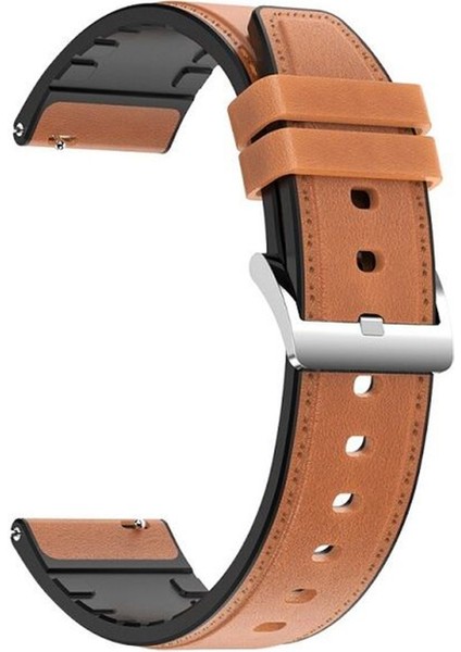 Huawei Watch Gt Sport - Active - Classic Için Tokalı Deri Kordon Kayış - KY68