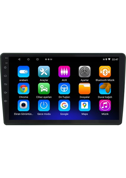 Dacia Duster Android 12 Kablosuz Carplay Navigasyon Multimedya Ekran Teyp - MY-0609W-