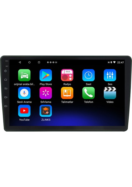 Dacia Duster Android 12 Kablosuz Carplay Navigasyon Multimedya Ekran Teyp - MY-0609W-