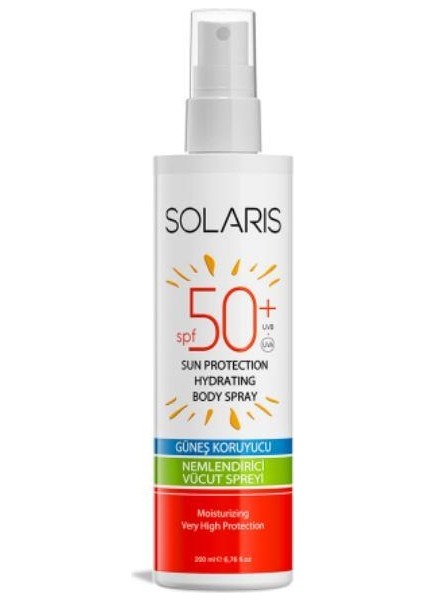 Güneş Kremi Spf 50+ 50 ml ve Güneş Koruyucu Krem Sprey Spf 50+ Yüksek Koruma 200 ml