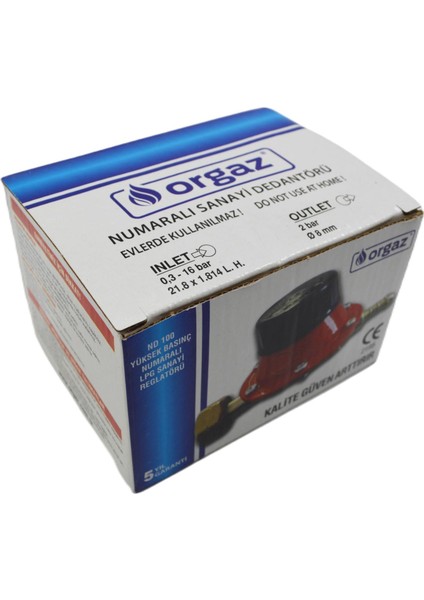 Numaralı Sanayi Dedantörü Nd 100 Yüksek Basınç Numaralı Lpg Sanayi Reglatörü modelleri